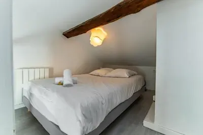Un ou plusieurs lits dans un hébergement de l'établissement Le Nid - Duplex