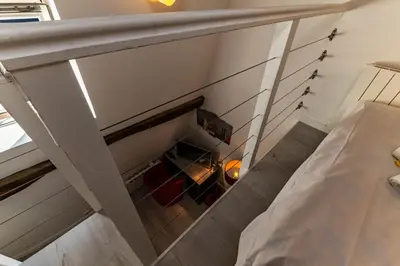Un ou plusieurs lits dans un hébergement de l'établissement Le Nid - Duplex