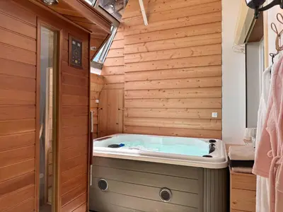 Salle de bains dans l'établissement Le Poisat