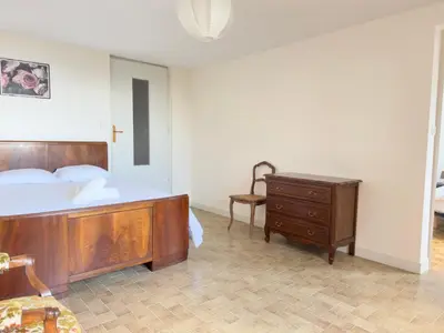 Un ou plusieurs lits dans un hébergement de l'établissement Chalet Panoramique