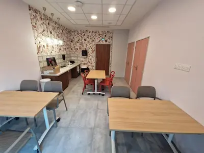 Cuisine ou kitchenette dans l'établissement DOMITYS - Les Cristaux