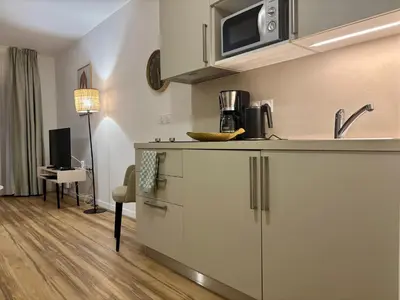 Cuisine ou kitchenette dans l'établissement DOMITYS - Les Cristaux