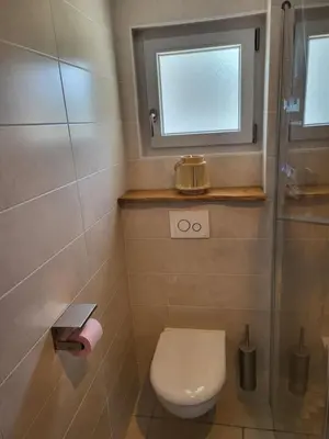 Salle de bains dans l'établissement L'Impasse du Jura