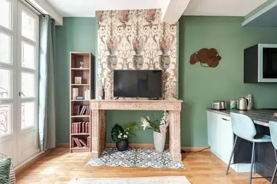 Télévision ou salle de divertissement dans l'établissement OWL PRESTIGE Dijon