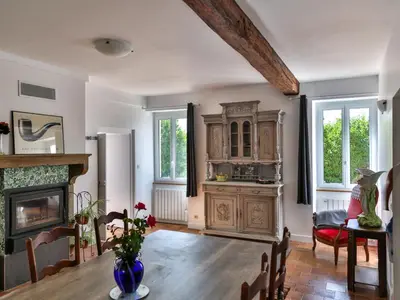 Cuisine ou kitchenette dans l'établissement Gîte des Pommiers