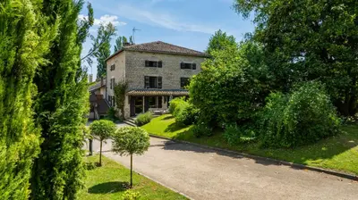 Jardin de l'établissement Domaine Belle Ombre
