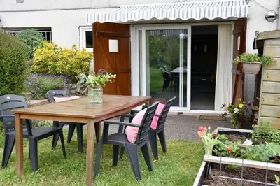 Jardin de l'établissement Chez Marjon a Morvan