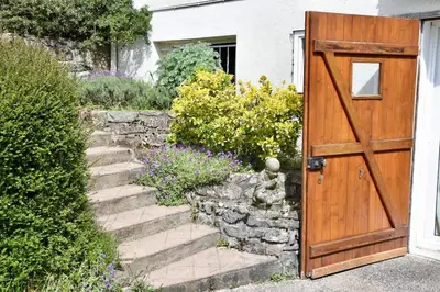 Jardin de l'établissement Chez Marjon a Morvan