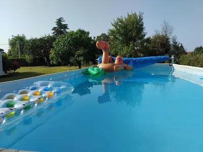 Piscine de l'établissement Maison pétanque piscine 2 à 6 personnes ou située à proximité