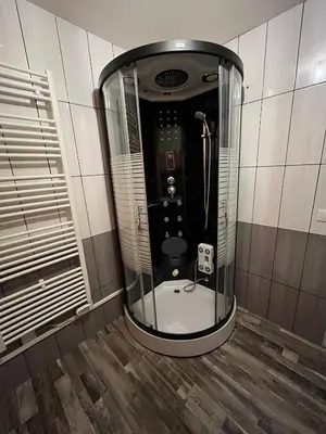 Salle de bains dans l'établissement Appartement indépendant