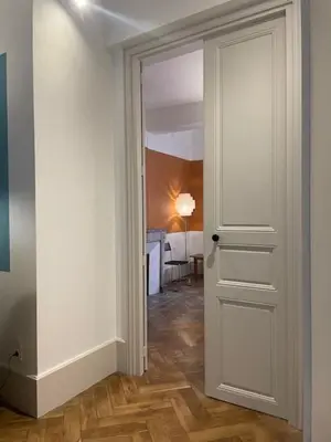 Un ou plusieurs lits dans un hébergement de l'établissement Maison Thaïs, deux pièces de charme