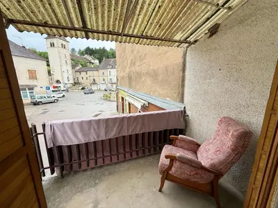 Balcon ou terrasse dans l'établissement Logement des deux ponts