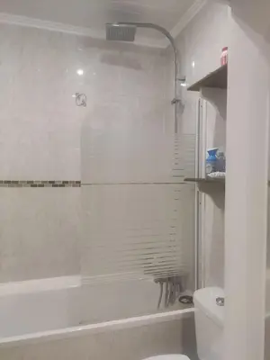 Salle de bains dans l'établissement Le Bellevue