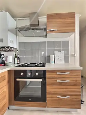 Cuisine ou kitchenette dans l'établissement Le secret du Nectar de Miss K