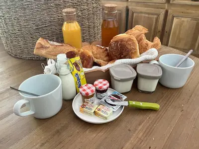 Nourriture dans la maison de vacances ou à proximité