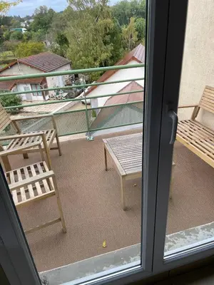 Balcon ou terrasse dans l'établissement Appartement 3 chambres et 2 Parkings
