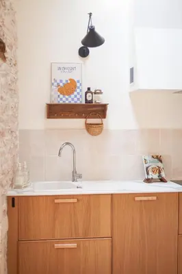 Cuisine ou kitchenette dans l'établissement La Maison de Givry