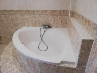 Salle de bains dans l'établissement Les Bugnardes