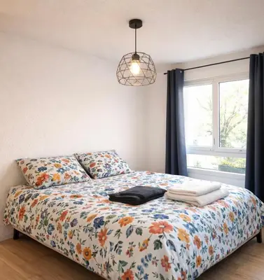 Un ou plusieurs lits dans un hébergement de l'établissement Les Logis de Paray - App 224