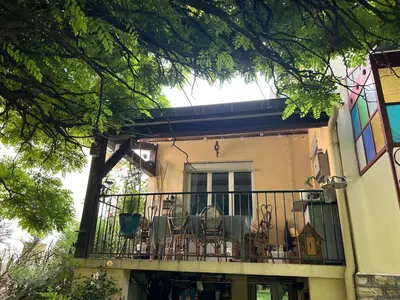Balcon ou terrasse dans l'établissement Chez Jules