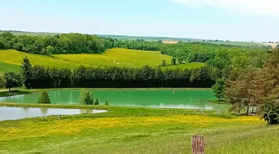 Paysage naturel près de le camping