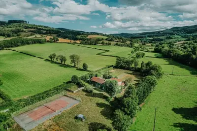 Paysage naturel près de le B&B/chambre d'hôtes