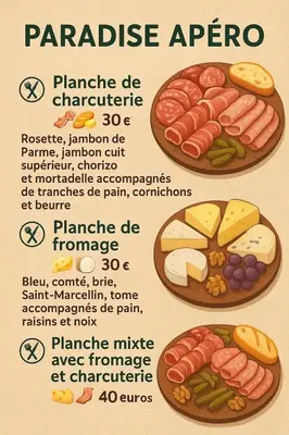 Nourriture dans l'appartement ou à proximité