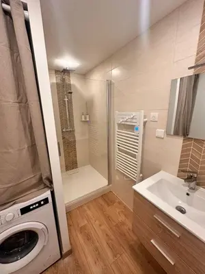 Salle de bains dans l'établissement Le nid du parc