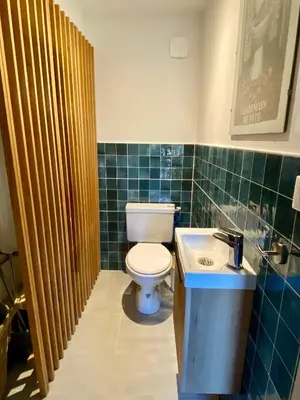 Salle de bains dans l'établissement Clos Sauvage