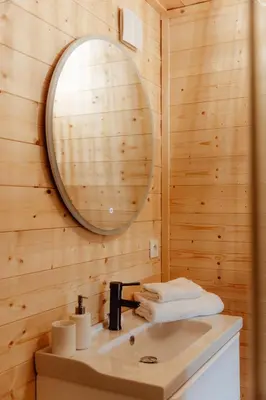 Salle de bains dans l'établissement Le Clos des Pies