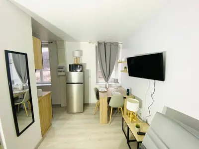 Télévision ou salle de divertissement dans l'établissement T1 hypercenter, 50m Basilica