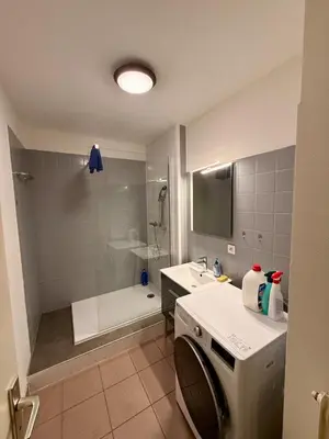 Salle de bains dans l'établissement Magnifique logement hyper-centre-Paray-le-Monial