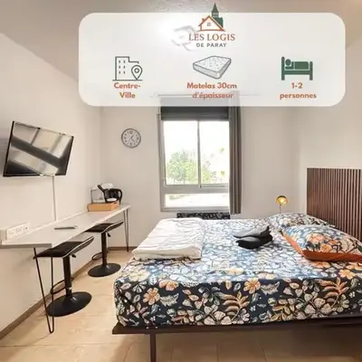 Studio centre ville Les logis de Paray 321