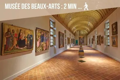 Plan de l'établissement T2 au Cœur Historique de Dijon avec Clim & SmartTV