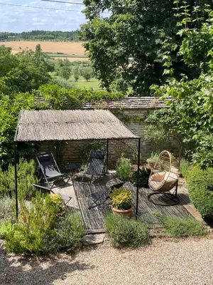Jardin de l'établissement Chambre d'hôtes - Suite familiale accès privatif