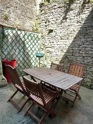 Terrasse ou espace extérieur de l'établissement Au Cœur d Orgelet