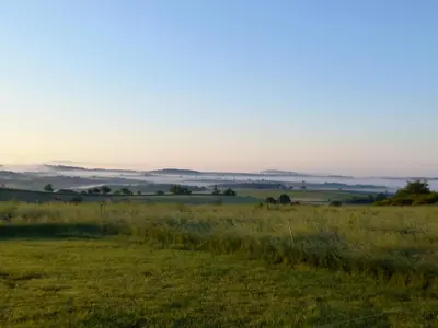 Paysage naturel près de la ferme