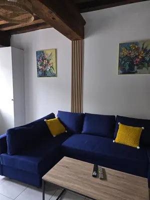 Coin salon dans l'établissement Au cœur du vieux village