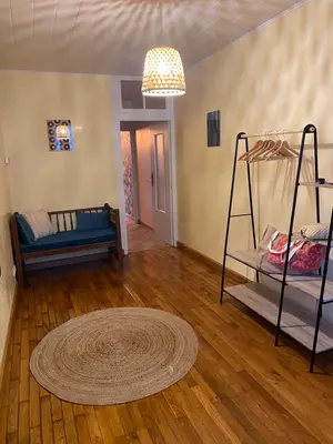 Un ou plusieurs lits dans un hébergement de l'établissement Maison cœur de village la petite montagne