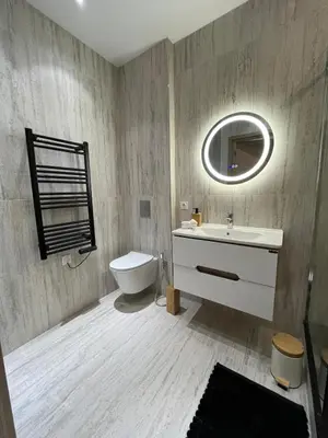Salle de bains dans l'établissement Le Marc dor