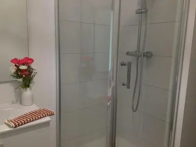 Salle de bains dans l'établissement Les Murets du plateau