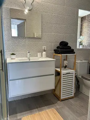 Salle de bains dans l'établissement l'Immeuble Privatisé