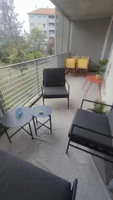Balcon ou terrasse dans l'établissement L'AlcÔve