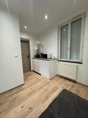 Cuisine ou kitchenette dans l'établissement Comme à la maison - Chambre et salle de bain privée