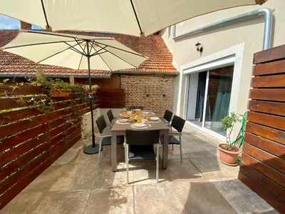 Terrasse ou espace extérieur de l'établissement Magnifique maison de village