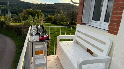 Balcon ou terrasse dans l'établissement Chaintre La Vallée