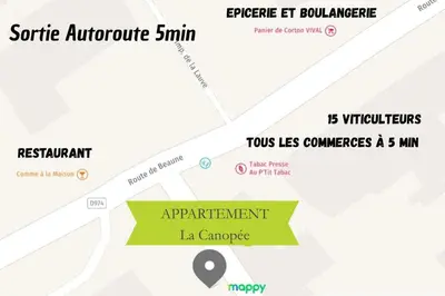Certificat, récompense, panneau ou autre document affiché dans l'établissement La Canopée NATURE & ESPRIT CHIC Neuf et Parking facile
