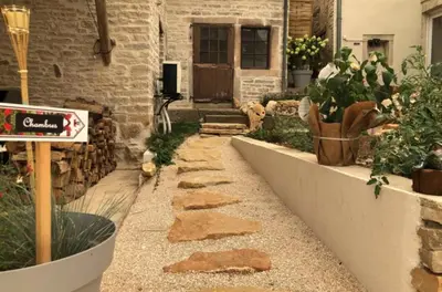 Jardin de l'établissement Gite de Bourgogne