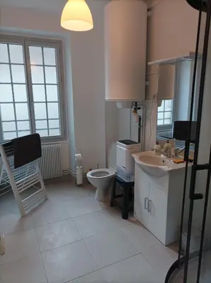 Salle de bains dans l'établissement O'Couvent - Appartement 242 - 1 chambre - 72m2 - Quatrième étage