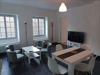 Télévision ou salle de divertissement dans l'établissement O'Couvent - Appartement 251 - 3 chambres - 81 m2 - Cinquième étage